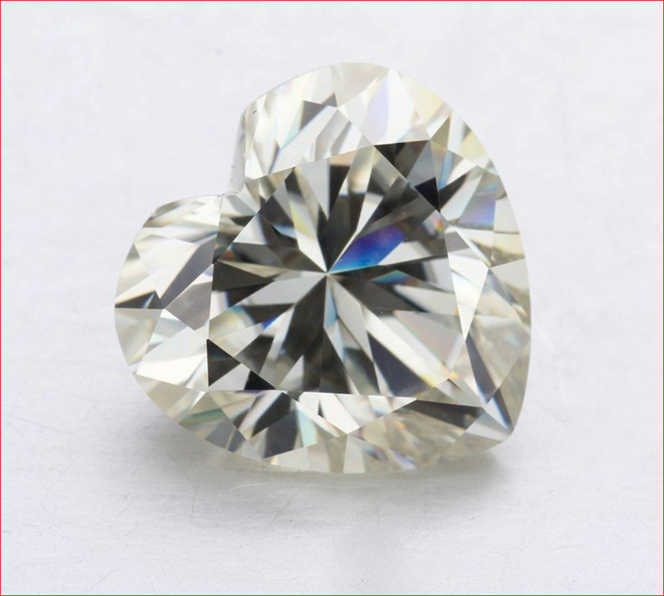 Діамант Серце 0,63 ct 6,05 мм VVS1 (муассаніт)