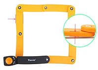 Велозамок кодовий складаний TONYON TY3876, фото 3