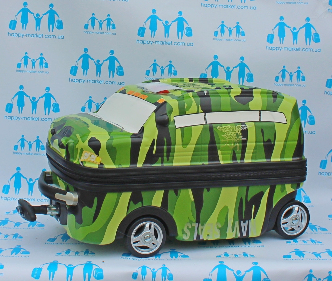 Валізи дитячі дорожні якість преміум ручна поклажа Josepf Ottenn на 2 колесах Military auto 18 IMG4957