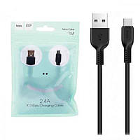 Зарядный кабель Hoco X13 Easy USB-Micro-USB 2A черный