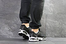 Чоловічі кросівки Nike air max,щільна сітка,чорно-білі, фото 2