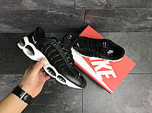 Чоловічі кросівки Nike air max,щільна сітка,чорно-білі, фото 3