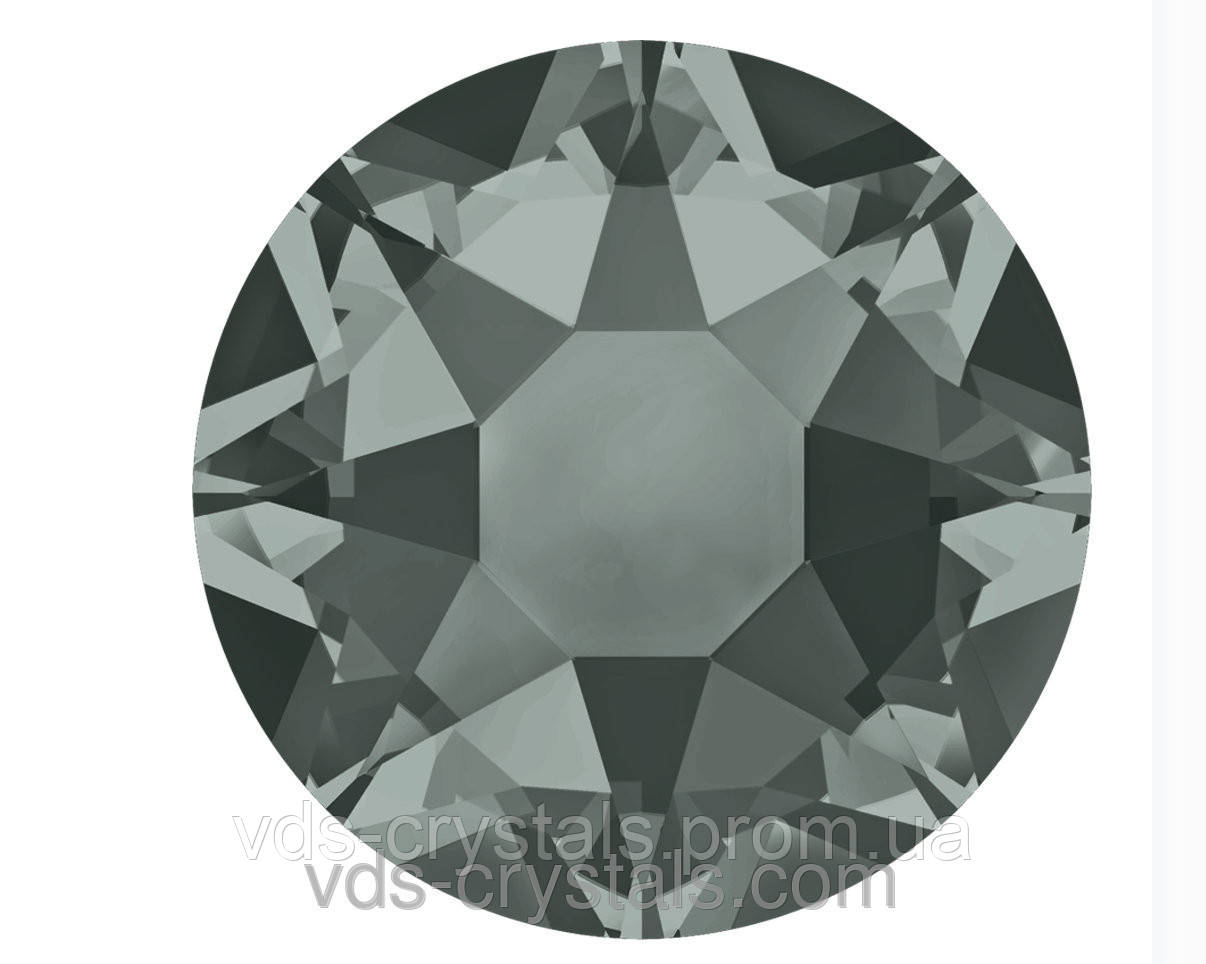 Кристали Swarovski клейові холодної фіксації 2088 Black Diamond F (215) 12ss (упаковка 1440 шт)