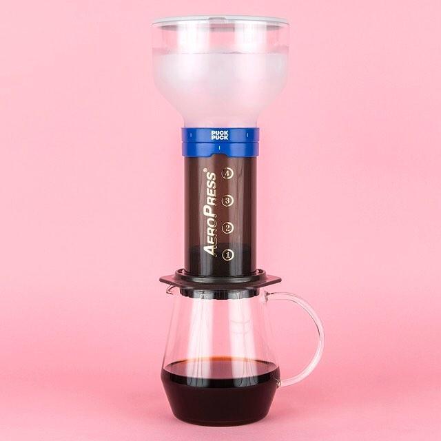 Насадка + резервуар  до аеропресу для приготування холодної кави cold brew