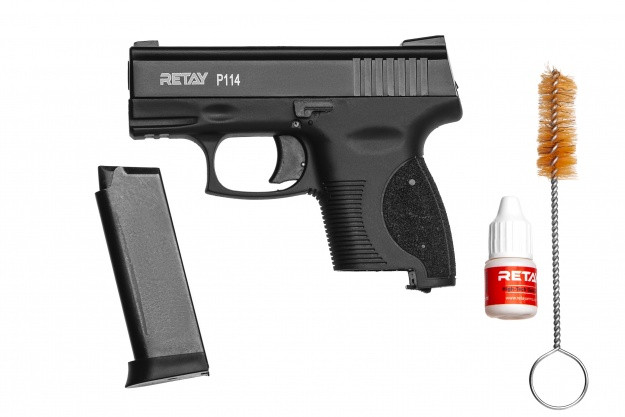 Стартовий пістолет RETAY P114 9 мм black, фото 1