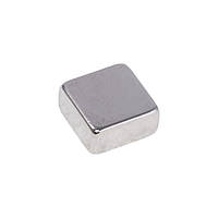 Магнит NdFeB, Блок 10 x 10 x 5 mm (N38), Ni+Cu+Ni (никель) HHII