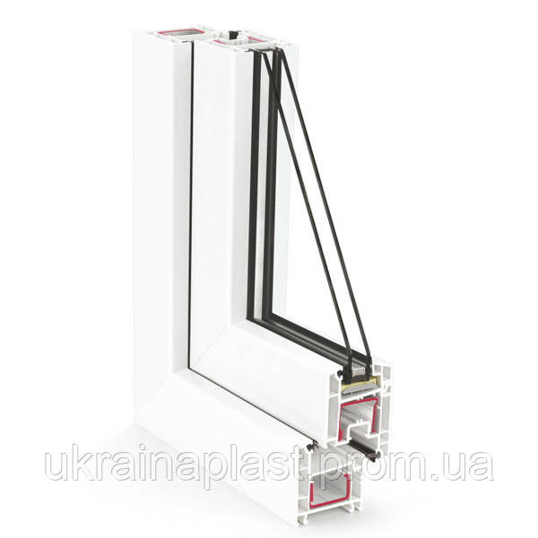 Вікна металопластикові ПВХ INTER-LINE виробництва Україна, бюджетні якісні вікна