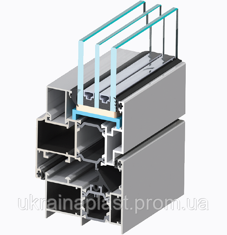 Алюмінієві вікна та двері ALTEST 690, фото 2