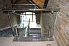 Скляне огородження сходів з поручнем з нержавіючої сталі, фото 3