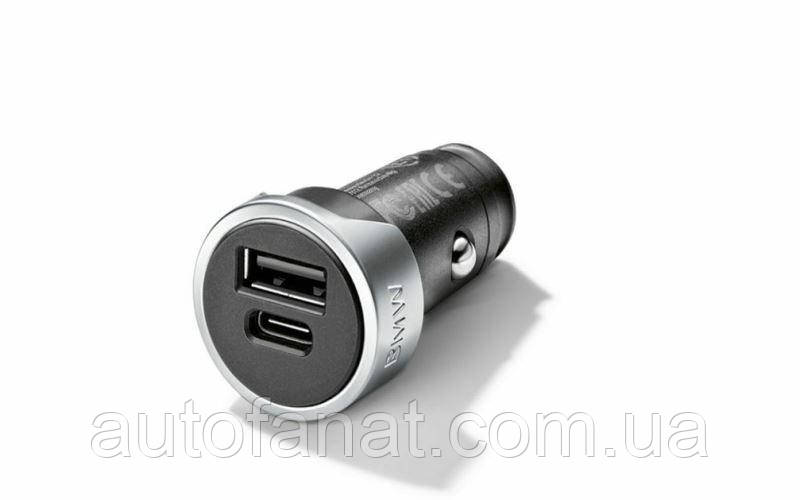 Оригінальний зарядний пристрій BMW Charger Dual USB/Type-A and Type-C (65412458286)