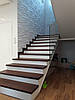 Огородження сходів із загартованого скла, фото 2