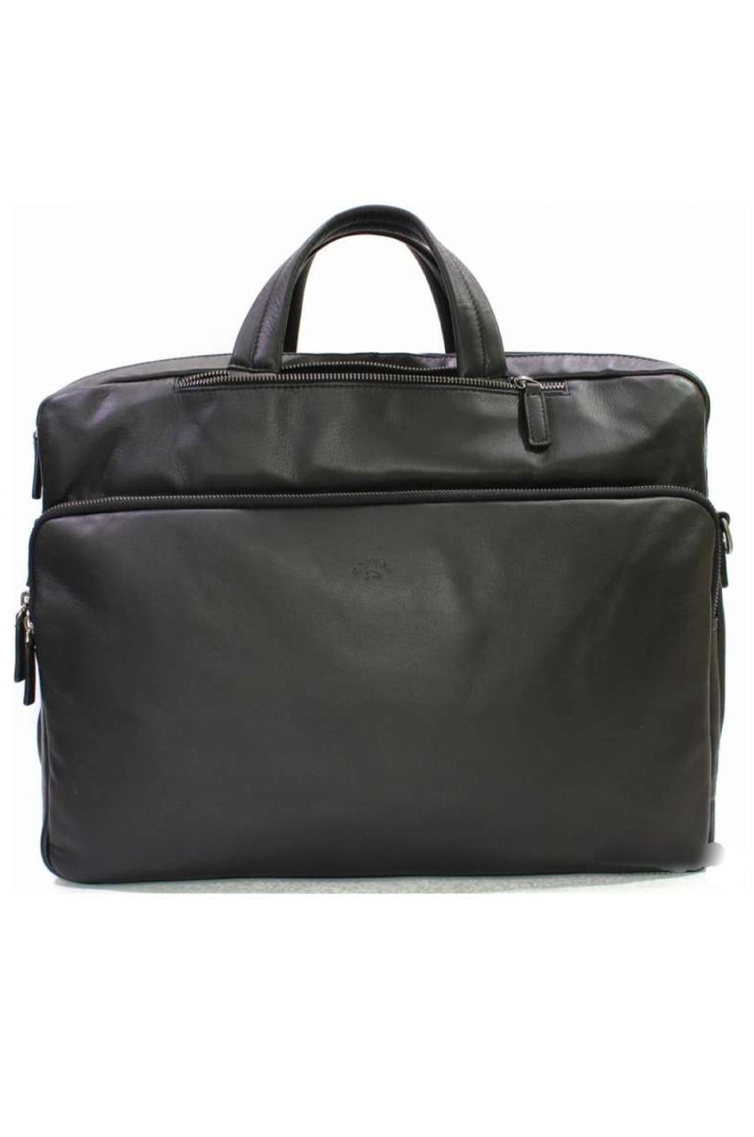 Сумка-Рюкзак для ноутбука з натуральної шкіри міська стильна зручна Katana, фото 1