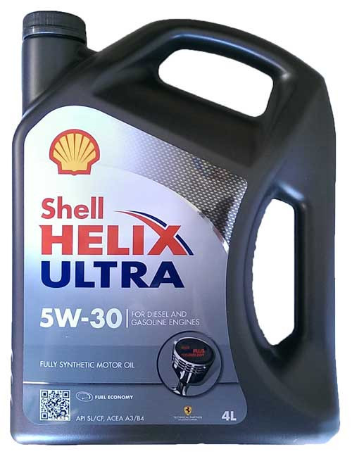Олива моторна Shell Helix Ultra 5W-30 4 л, фото 1