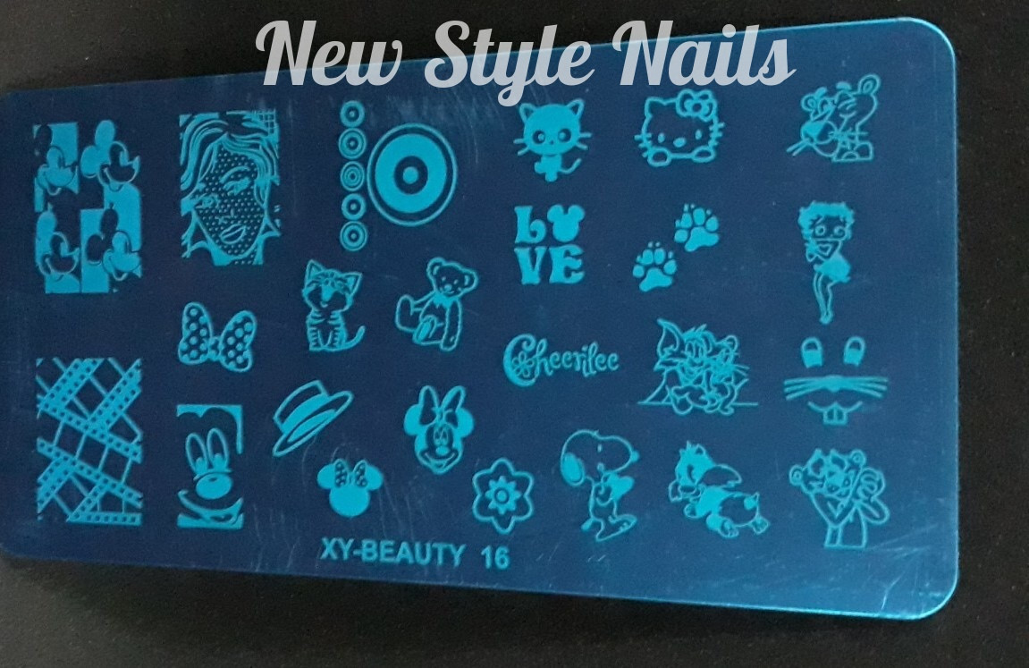 Пластина для стемпінгу 12*6 см, прямокутна 