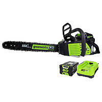 Акумуляторна ланцюгова пила Greenworks PRO 80V GD80CS50