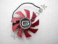 Вентилятор №97 кулер для видеокарты Gainward GT 740 GTX 650 Ti 750Ti Apistek GA8202M T128015DM HB8015BS