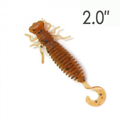 LARVA LUX 2"(50 мм) 8шт. Силікон Fanatik 002