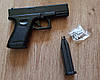 Іграшковий дитячий пневматичний пістолет Глок 17 (Glock 17) G15 Металевий з кулями в комплекті, фото 5