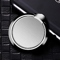 Кольцо держатель цельнометаллическое Coobowe для смартфона Темно-серый 2012P