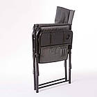 Стілець "Режисер з полицею" d25 мм (сірий меланж), фото 5