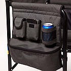 Стілець "Режисер з полицею" d25 мм (сірий меланж), фото 6