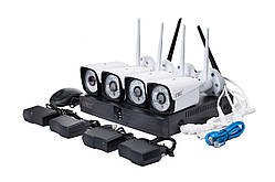 Комплект відеоспостереження DVR KIT CAD 8004 Wi-Fi 4ch набір на 4 камери