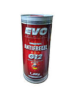 EVO ANTIFREEZE G12 Антифриз красный 1,5кг концентрат охлаждающей жидкости