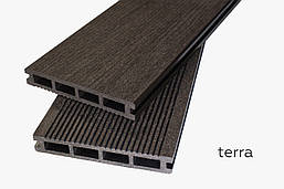 Террасна дошка композитна Woodlux "Business" колір Terra 150*25*2200