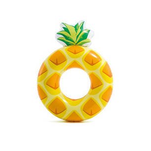 Надувний круг Intex 56266 «Ананас» (117 х 86 см), фото 1