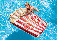 Пляжний надувний матрац — щільність Intex 58779 «Попкорн» (178 х 124 см)