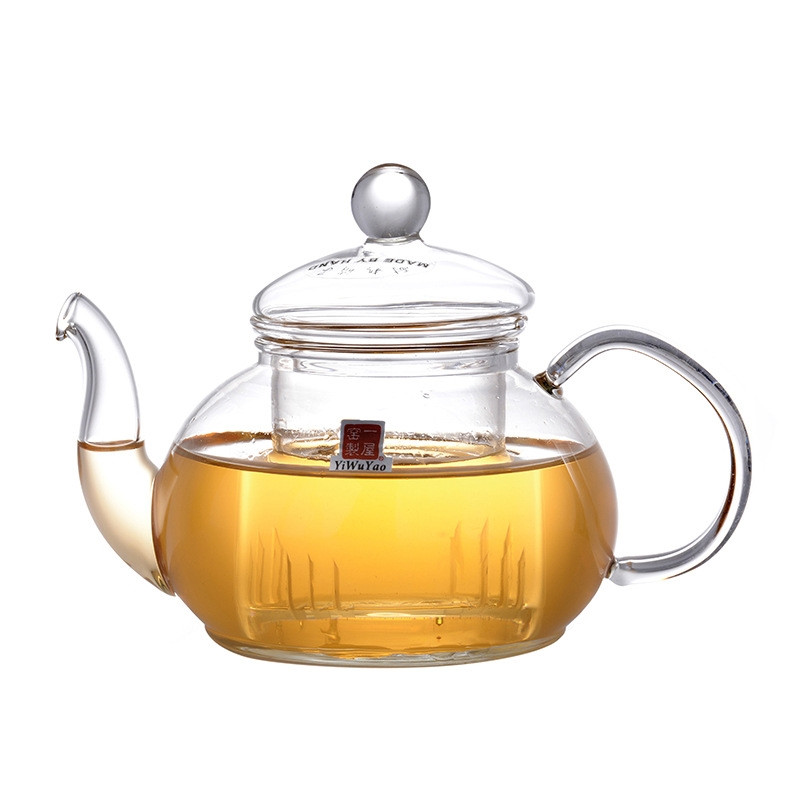 Скляний заварювальний чайник YiWuYao FH-202F , 600 мл, фото 1