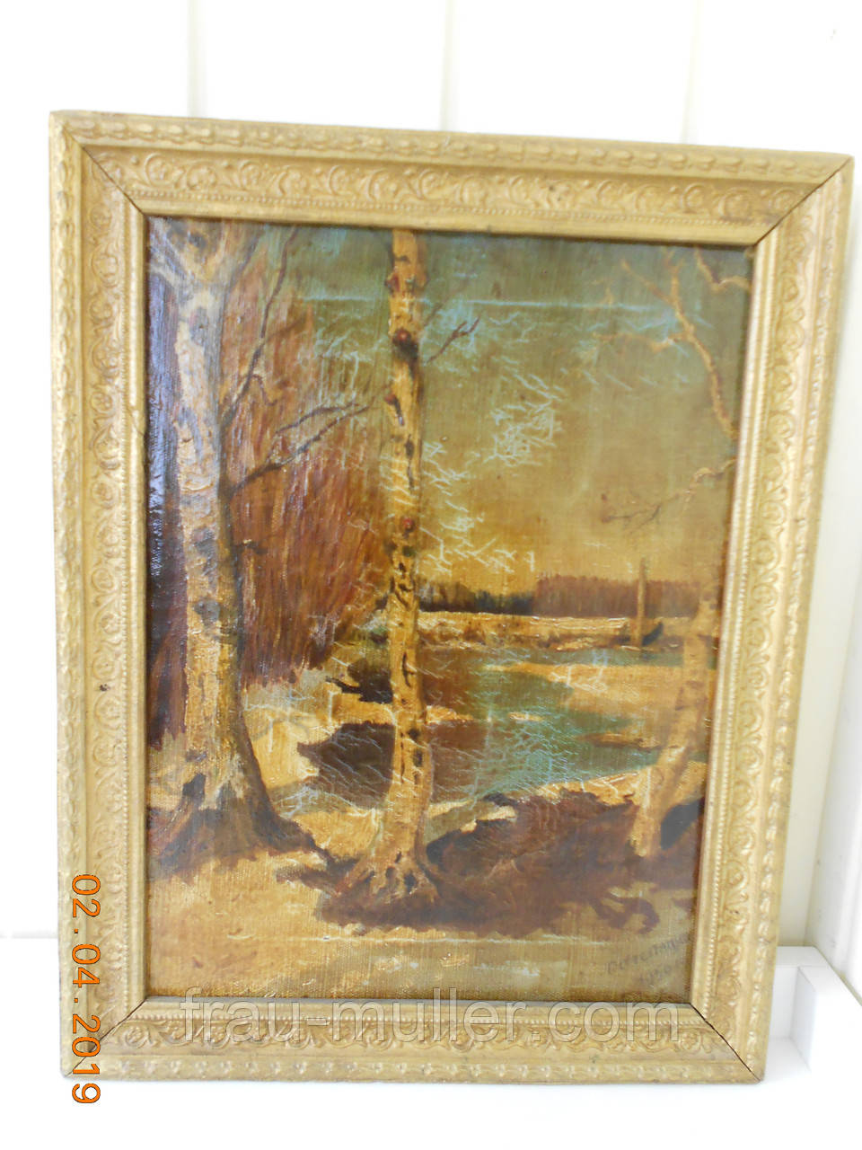 Картина маслом "Подих весни", полотно, художник Степаньян Р. Л. 1960