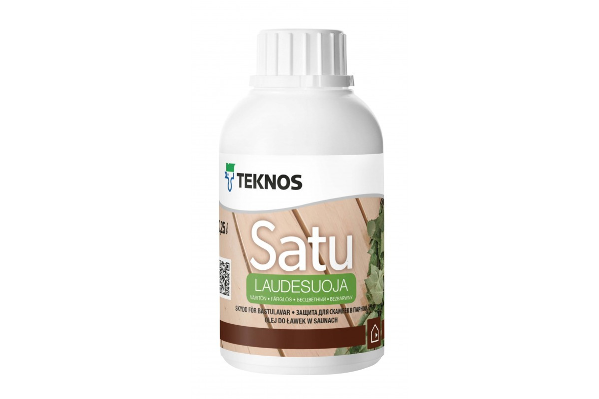 Масляний склад для захисту сауни Teknos Satu Laudesuoja 0,25л