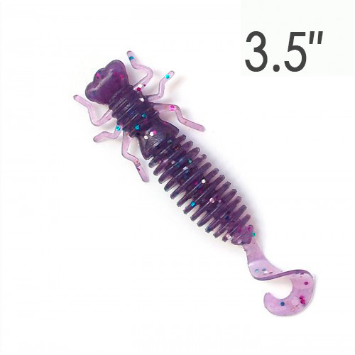 LARVA LUX 3.5" (85 мм.) 4шт. Силікон Fanatik 008