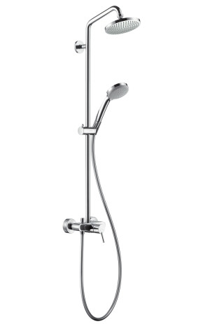 Душ система Hansgrohe Showerpipe 27154000 Croma 100