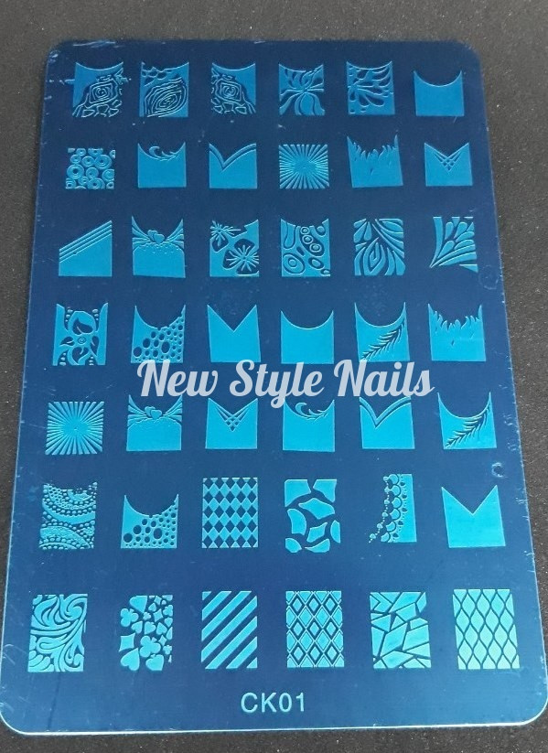 Пластина для стемпинга 14,5*9см