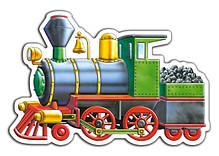 Дитячі пазли для малюків 4 в 1 Вантажний транспорт., фото 4