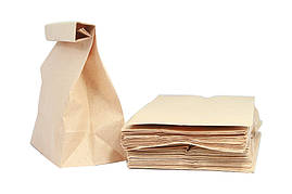 Пакет із крафт паперу 22*8*38 см коричневий (10000 шт./пач.)