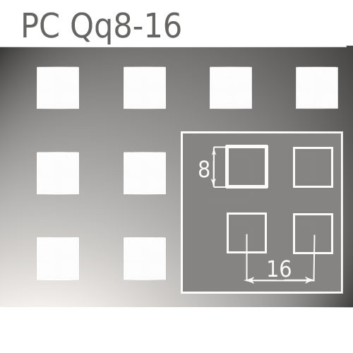 Перфорований аркуш Pc Qq8-16