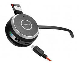 Бездротова гарнітура Jabra EVOLVE 65 MS Mono, фото 5