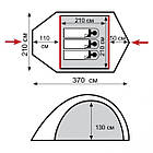 Намет  Mountain 3 місний для екстремальних умов v2 Tramp, TRT-023, фото 3
