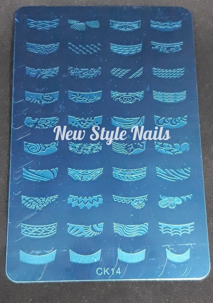 Пластина для стемпинга 14,5*9см