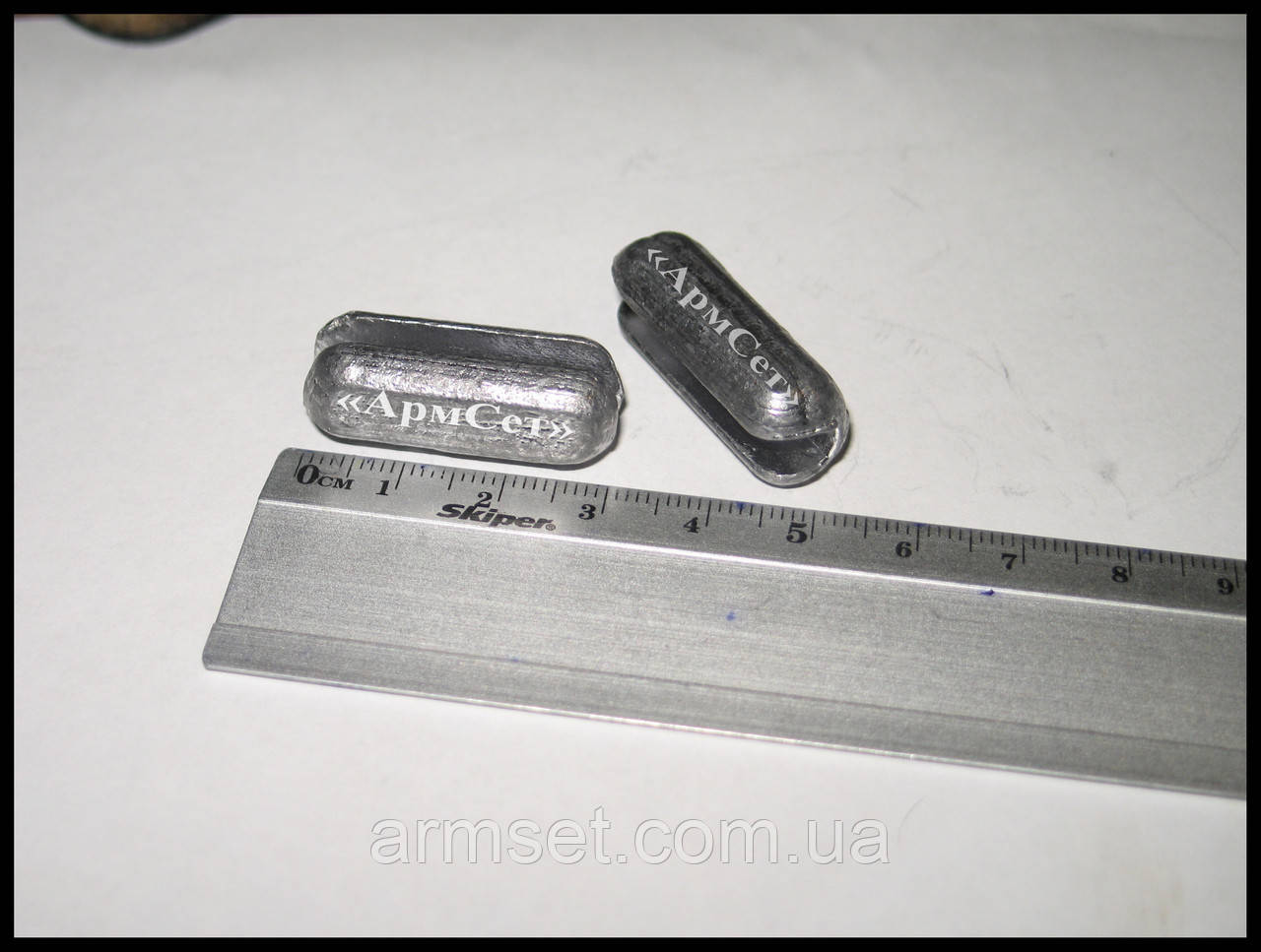 Свинцеві грузила 20 грамів затискні, фото 1