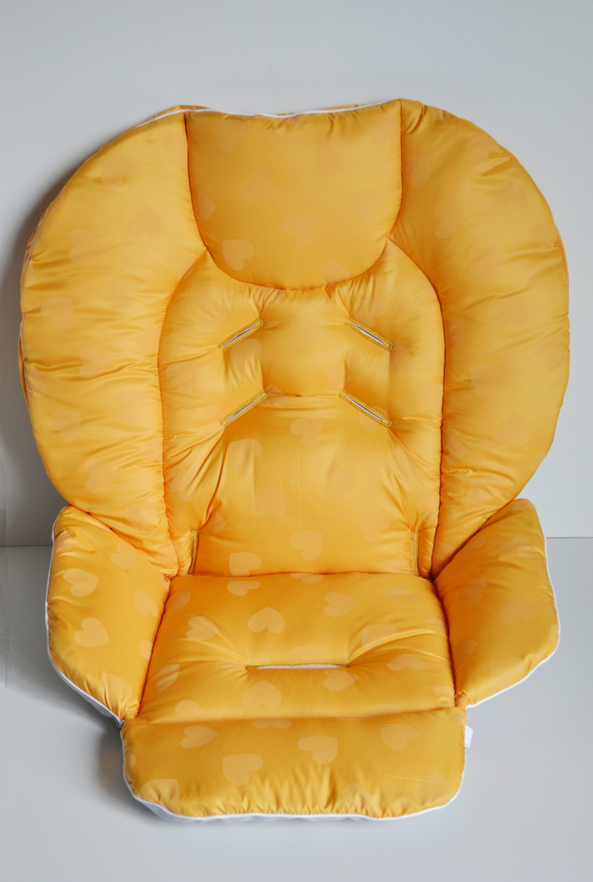 Чохол Chicco Polly 2 в 1 сердечка на жовтому