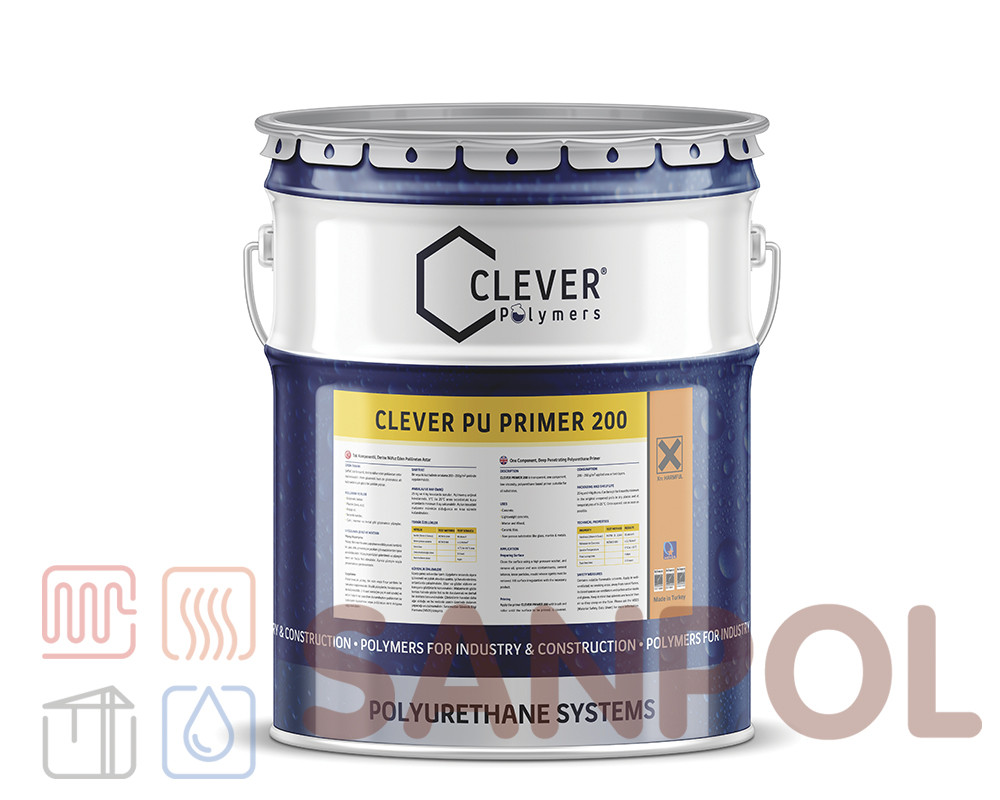 Поліуретанова грунтовка Clever PU Primer 200 (4 кг)