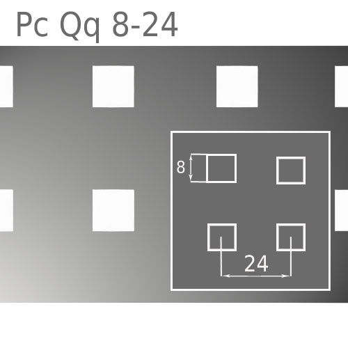 Перфорований аркуш Pc Qq8-24