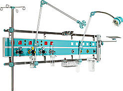 Горизонтальний реанімаційний модуль – рейка з нержавіючої сталі – 1 пацієнт  - модель 1