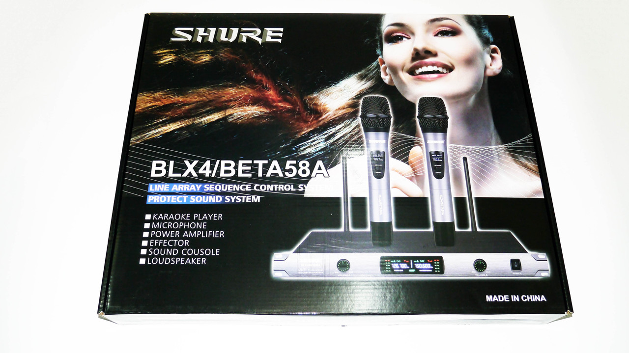 Радиосистема Shure BLX4/BETA58A UHF база 2 радиомикрофона - фото 7 - id-p943326437