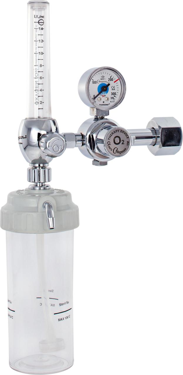 Регулятор с флуометром -  до баллону, фото 1