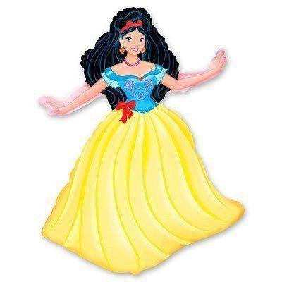 Фольгована куля велика фігура Білосніжка 99х69см Flexmetal в упаковці, фото 1